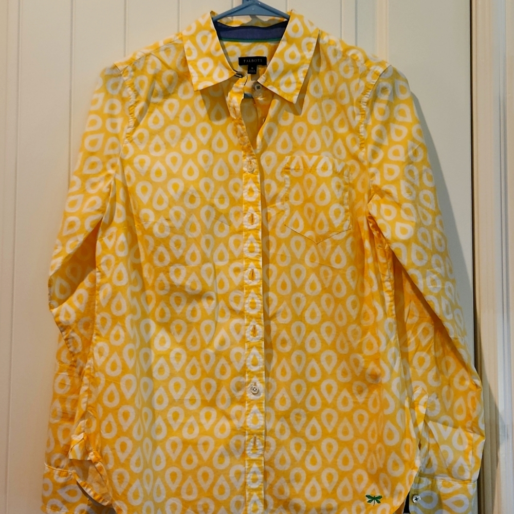 Talbots Women Dress Shirt/ long sleeve/Button down /6